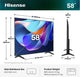 Hisense 58A6S 147,3 cm (58") 4K Ultra HD Smart TV Wi-Fi Sort