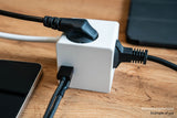 Kabelmeister SW01-W050 stikdåse 5 m 2 AC stikkontakt(er) Indendørs Hvid