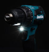 Makita DDF490Z bor 1900 rpm Nøglefri 1,7 kg Blå, Sort