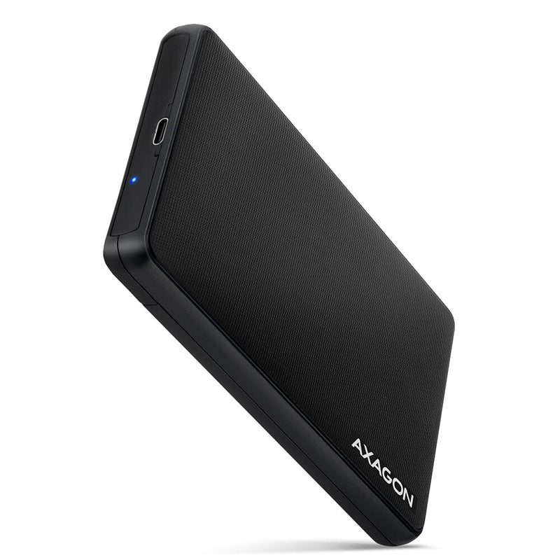 Axagon EE25-SLC drevkabinet HDD/SSD kabinet Sort 2.5"