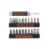 Black & Decker A7074-XJ skruetrækker bit 20 stk