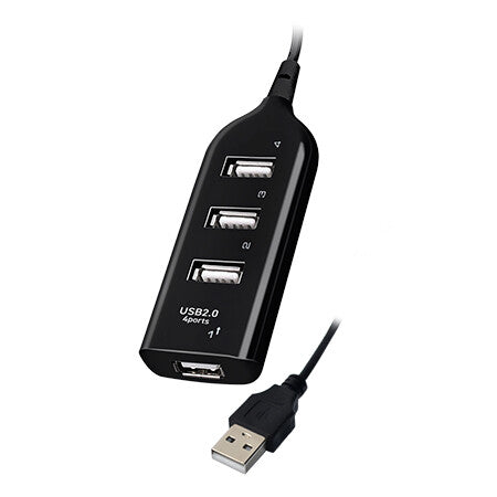 Vakoss TC-234UX interface hub USB 2.0 Sort