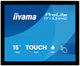 iiyama ProLite TF1534MC-B8X computerskærm 38,1 cm (15") 1024 x 768 pixel XGA LED Berøringsskærm Sort