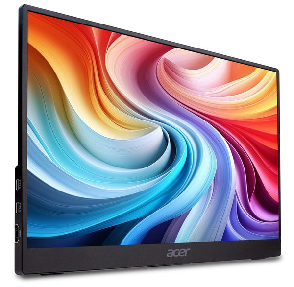 Acer PM161QB1bmiuux Bærbar skærm Sort 39,6 cm (15.6") LCD 1920 x 1080 pixel