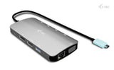 i-tec C31NANOTRIDOCKPD dockingstation Ledningsført USB 3.2 Gen 1 (3.1 Gen 1) Type-C Sølv