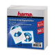 Hama CD-ROM Paper Sleeves 50, White 50 diske Hvid