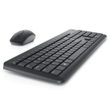 DELL KM3322W tastatur Mus inkluderet Kontor RF trådløst QWERTZ Tysk Sort