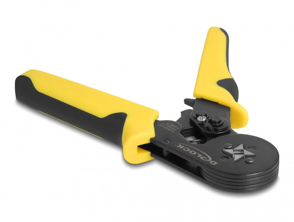 DeLOCK 90558 kabelklipper Krympeværktøj Sort, Gul