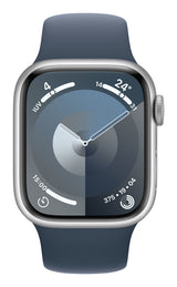 Apple Watch Series 9 41 mm Digital 352 x 430 pixel Berøringsskærm 4G Sølv Wi-Fi GPS (satellit)