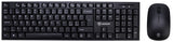Voxicon DMK-200WL# tastatur Mus inkluderet Universel RF trådløst QWERTY Nordisk Sort
