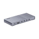 UNITEK D1117AGY01-EU dockingstation Kabel & trådløs USB4 Grå