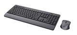 Trust Trezo tastatur Mus inkluderet Universel RF trådløst QWERTZ Tysk Sort