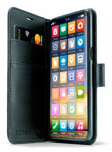 Screenor 27607SN mobiltelefon etui 15,8 cm (6.2") Tegnebogsetui Sort