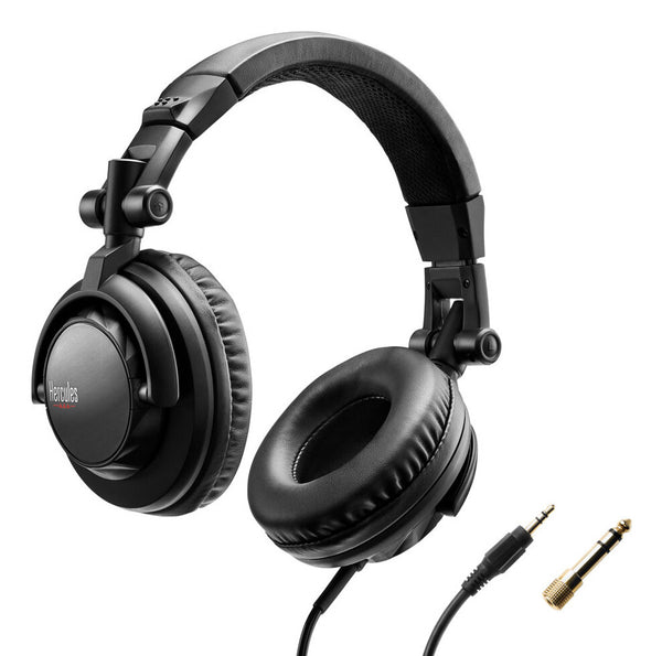 Hercules HDP DJ45 Hovedtelefoner Ledningsført Headset Musik Sort