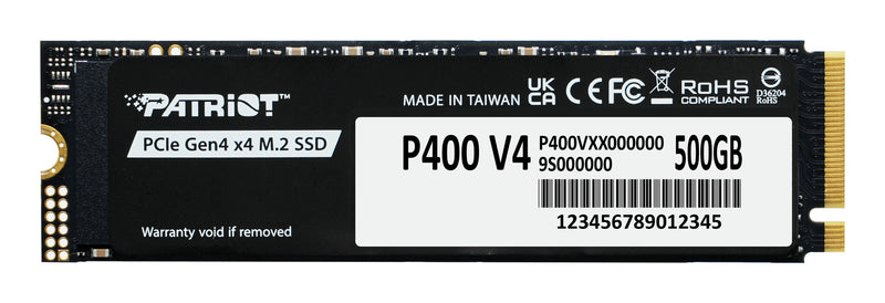 Patriot Memory P400 V4 500 GB M.2 PCI Express 4.0 NVMe