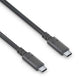 PureLink PI6000-005 USB-kabel USB 3.2 Gen 2 (3.1 Gen 2) 0,5 m USB C 20 Gbit/sek. 100 W Sort