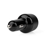 Nedis Car Charger Smartphone Sort Cigartænder Hurtig opladning Automatisk