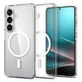Spigen Ultra Hybrid (MagFit) mobiltelefon etui 16 cm (6.3") Cover Transparent, Hvid