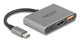 DeLOCK 61071 videokabel adapter 0,1 m USB Type-C USB Type-C + USB Type-A + HDMI Grå