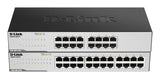 D-Link GO-SW-24G Ikke administreret L2 Gigabit Ethernet (10/100/1000) 1U Sort