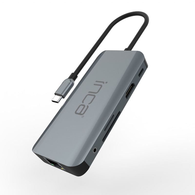 Inca ITPC-10TX interface hub USB Type-C 5000 Mbit/s Grå