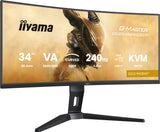 iiyama G-MASTER GCB3486WQSCP-B1 computerskærm 86,4 cm (34") 3440 x 1440 pixel UltraWide Quad HD Sort