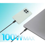 Manhattan 355810 USB-kabel 2 m USB C 2 x USB C 100 W Sort