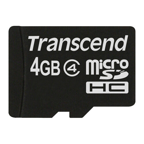 Transcend TS4GUSDC4 hukommelseskort 4 GB MicroSDHC