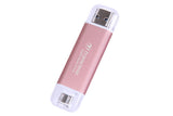 Transcend ESD310 512 GB USB Type-A til USB Type-C 3.2 Gen 2 (3.1 Gen 2) Lyserød
