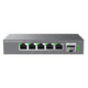 Grandstream Networks GWN7701P netværksswitch Ikke administreret Gigabit Ethernet (10/100/1000) Strøm over Ethernet (PoE) Sort