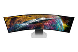 Samsung G95SC computerskærm 124,5 cm (49") 5120 x 1440 pixel Dual QHD OLED Sølv