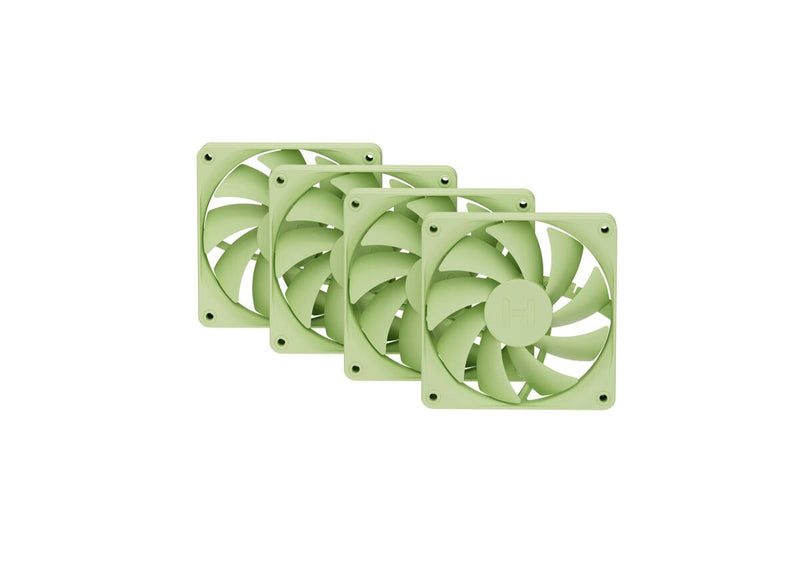 HYTE FAN- -FA12-MM-4 Computerkølesystem Processor Ventilator 12 cm Grøn 4 stk
