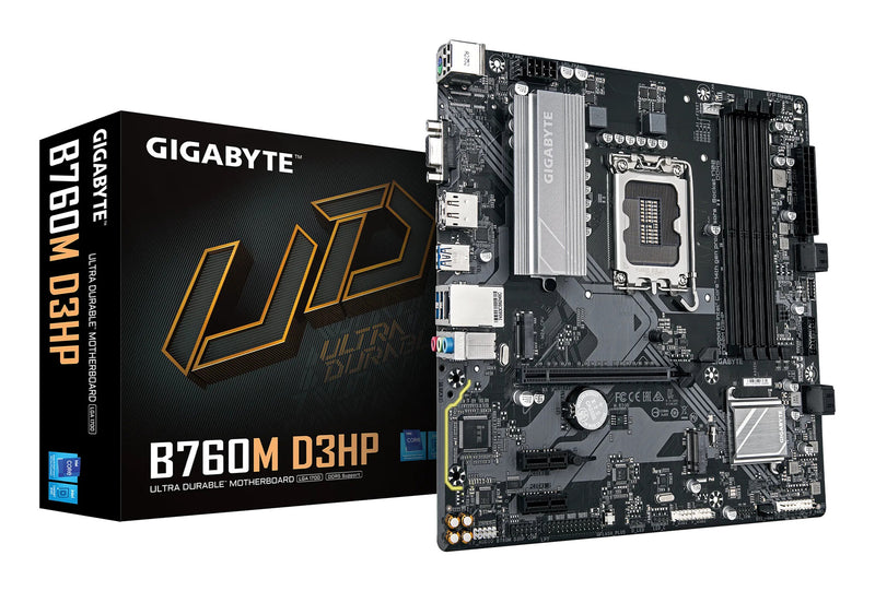 GIGABYTE B760M D3HP bundkort Intel B760 Express LGA 1700 micro ATX