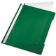 Leitz Standard Plastic File A4 PVC Green (25) omslag til rapport Grøn