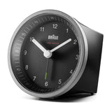 Braun BC07SB-DCF Quartz alarmur Sort, Sølv