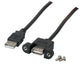 EFB Elektronik K5291SW.0,5V2 USB-kabel USB 2.0 0,5 m USB A 0,48 Gbit/sek. Sort