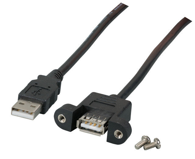 EFB Elektronik K5291SW.0,5V2 USB-kabel USB 2.0 0,5 m USB A 0,48 Gbit/sek. Sort