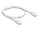 DeLOCK 80359 netværkskabel Hvid 1 m Cat6a U/UTP (UTP)