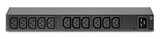 APC AP6020A strømforsyningsenhed (PDU) 13 AC stikkontakt(er) 0U/1U Sort