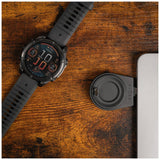 FIXED FIXPOS-GA-BK oplader til mobil enhed SmartWatch, Smartphone, Hovedtelefoner Sort USB Trådløs opladning Hurtig opladning Indendørs