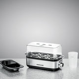 Rommelsbacher ER 600 æggekoger 6 æg 400 W Rustfrit stål, Transparent