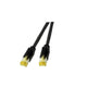 EFB Elektronik Cat.6a 5.0m netværkskabel Sort 5 m Cat6a S/FTP (S-STP)