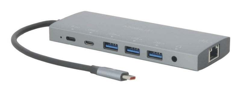 Mobilis 020028 dockingstation Ledningsført USB 3.2 Gen 1 (3.1 Gen 1) Type-C Grå