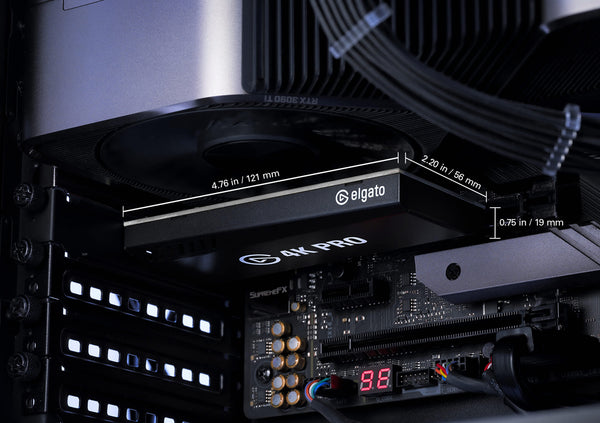 Elgato 4K Pro videoredigeringskort Intern PCIe