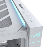 ASUS ROG CRONOX GR801 CURVE TG ARGB WHITE Midi Tower Hvid
