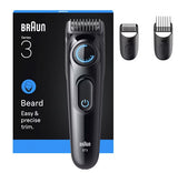 Braun BT3520 skæg trimmer Batteri 40 2 cm Sort, Blå