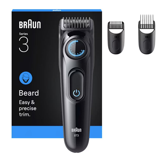 Braun BT3520 skæg trimmer Batteri 40 2 cm Sort, Blå