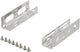 Deltaco Monteringsvinkler til 3,5" harddisk i 5,25", metal