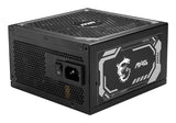 MSI MAG A1250GL PCIE5 enhed til strømforsyning 1250 W 24-pin ATX ATX Sort