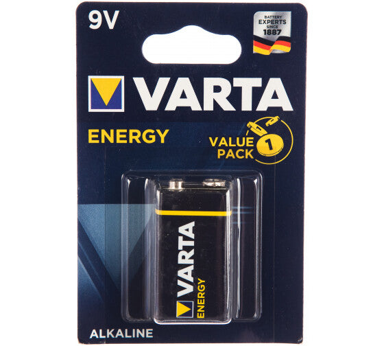 Varta ENERGY 9 V genopladeligt batteri Alkaline